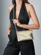 Medium Leather Paddock Clutch Bag Etrier Gold paddock TLOS1670-vue-porte