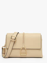 Sac Bandoulire M Torsade Cuir Etrier Beige torsade ETOS169M